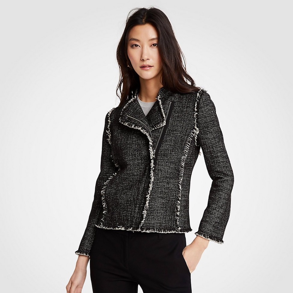 Tweed Fringe Jacket